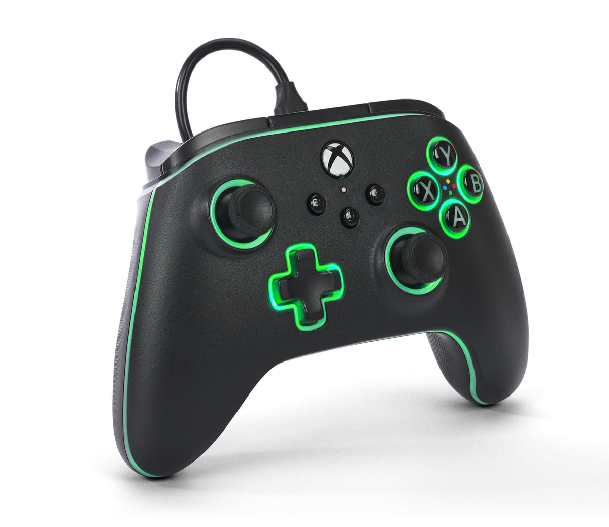 Black Wired Video Game Controller L9238