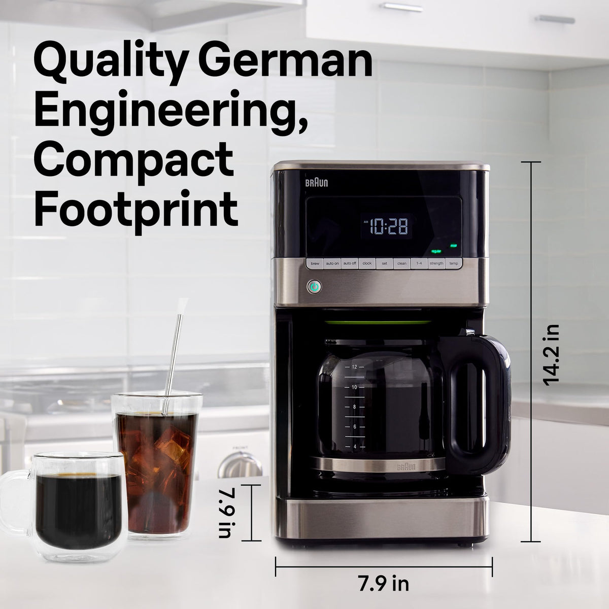 12-Cup Drip Coffee Maker with 24 Hour Timer D113968