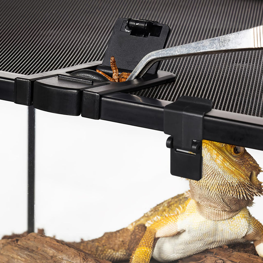 6Pcs Plastic Reptile Terrarium Screen Clips I355100