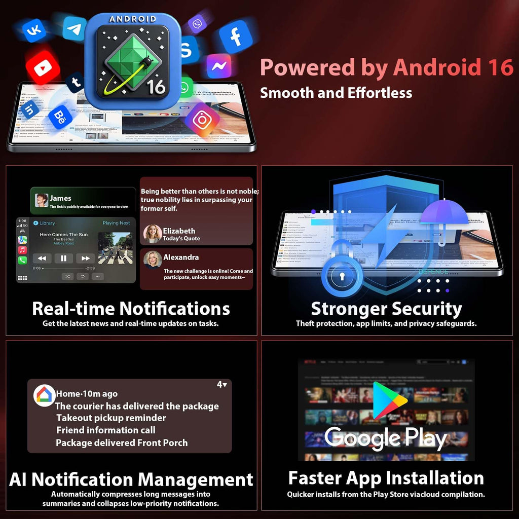 10 Inch Android Tablet with Keyboard K667