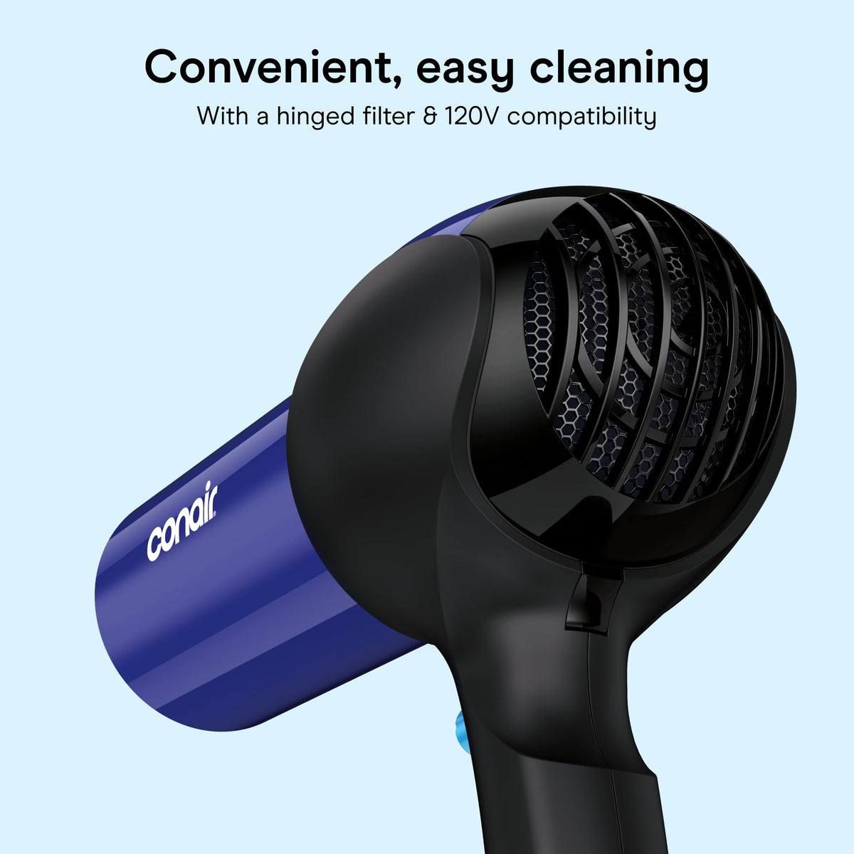 Lightweight 1875W Hair Dryer with Diffuser & Concentrator Attachments L5206