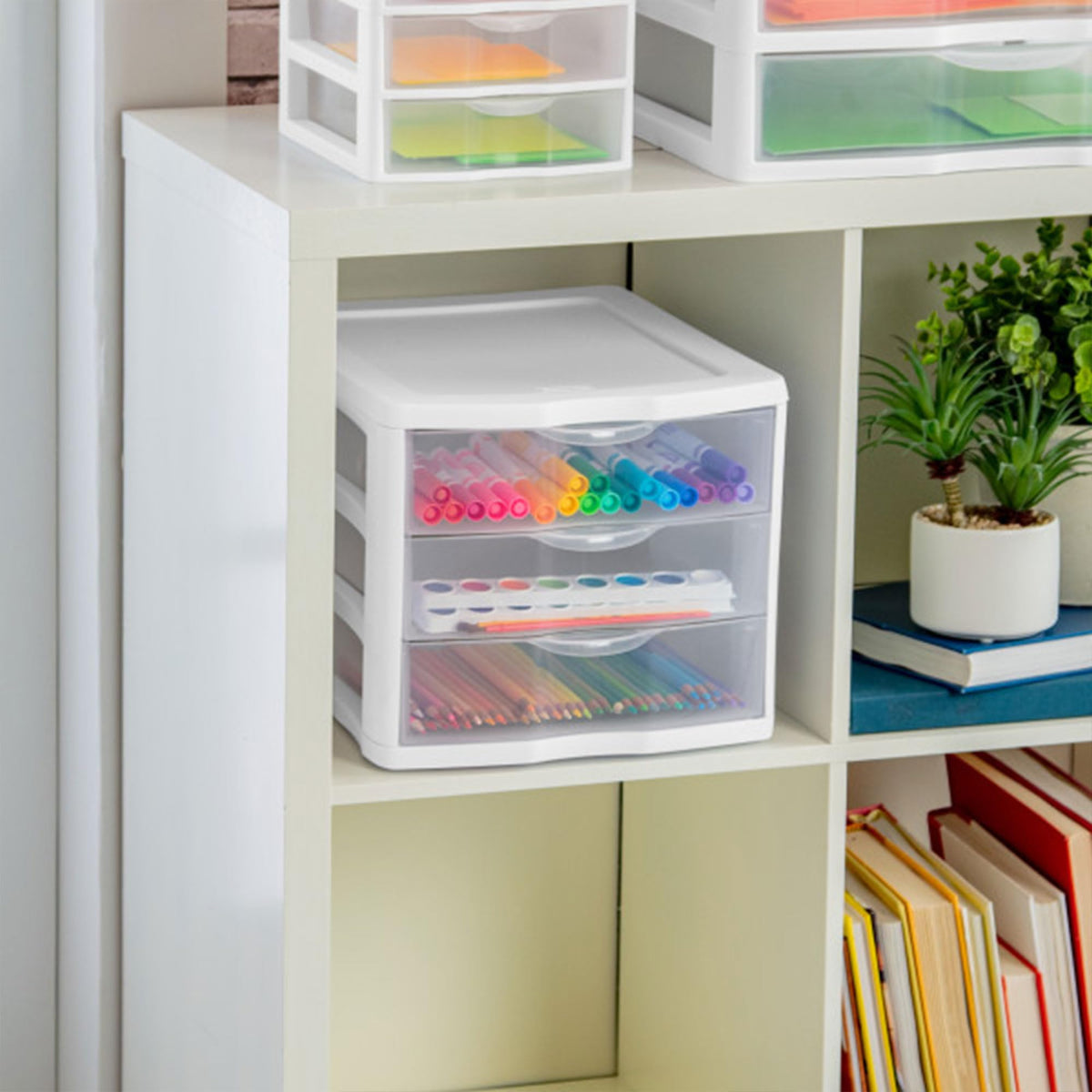 Wide 3-Drawer Storage Unit 4-Pack R186634