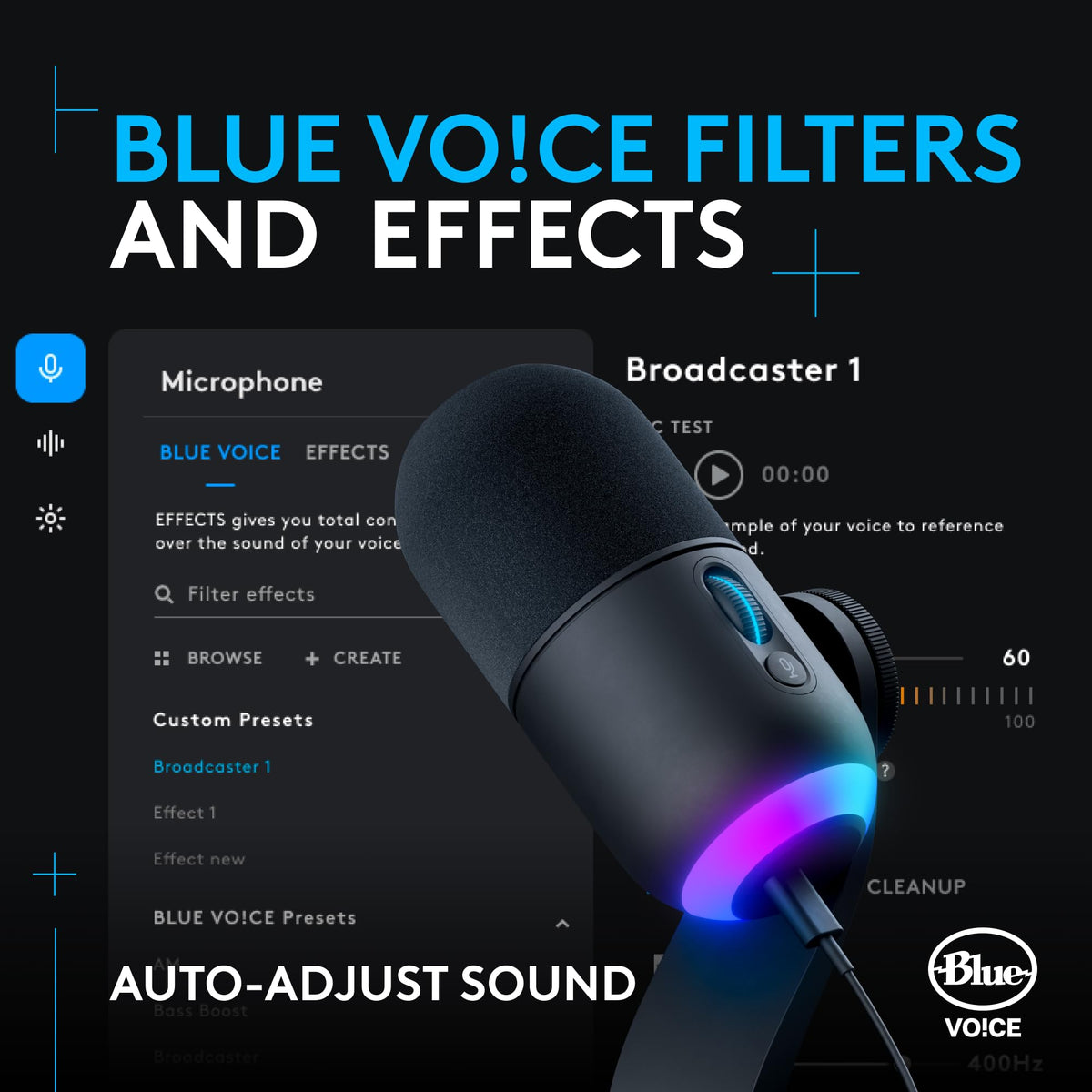 Black USB Dynamic Gaming Microphone S4641