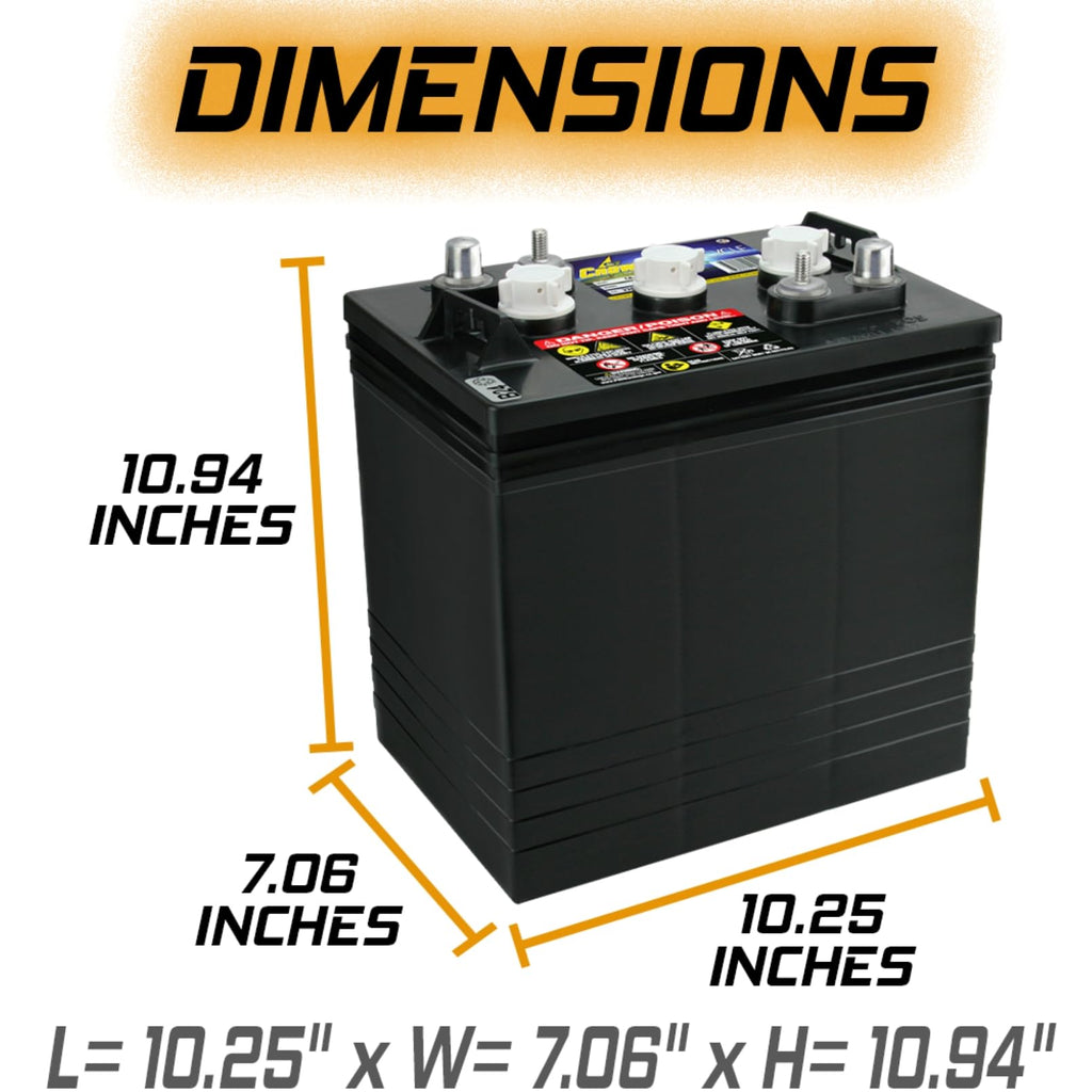 6V 220 AH Battery X4 I2048