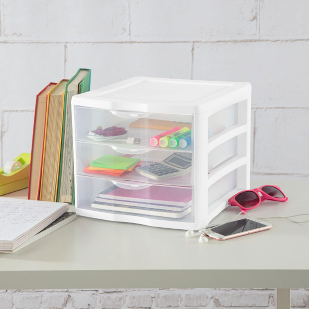 Wide 3-Drawer Storage Unit 4-Pack R186634