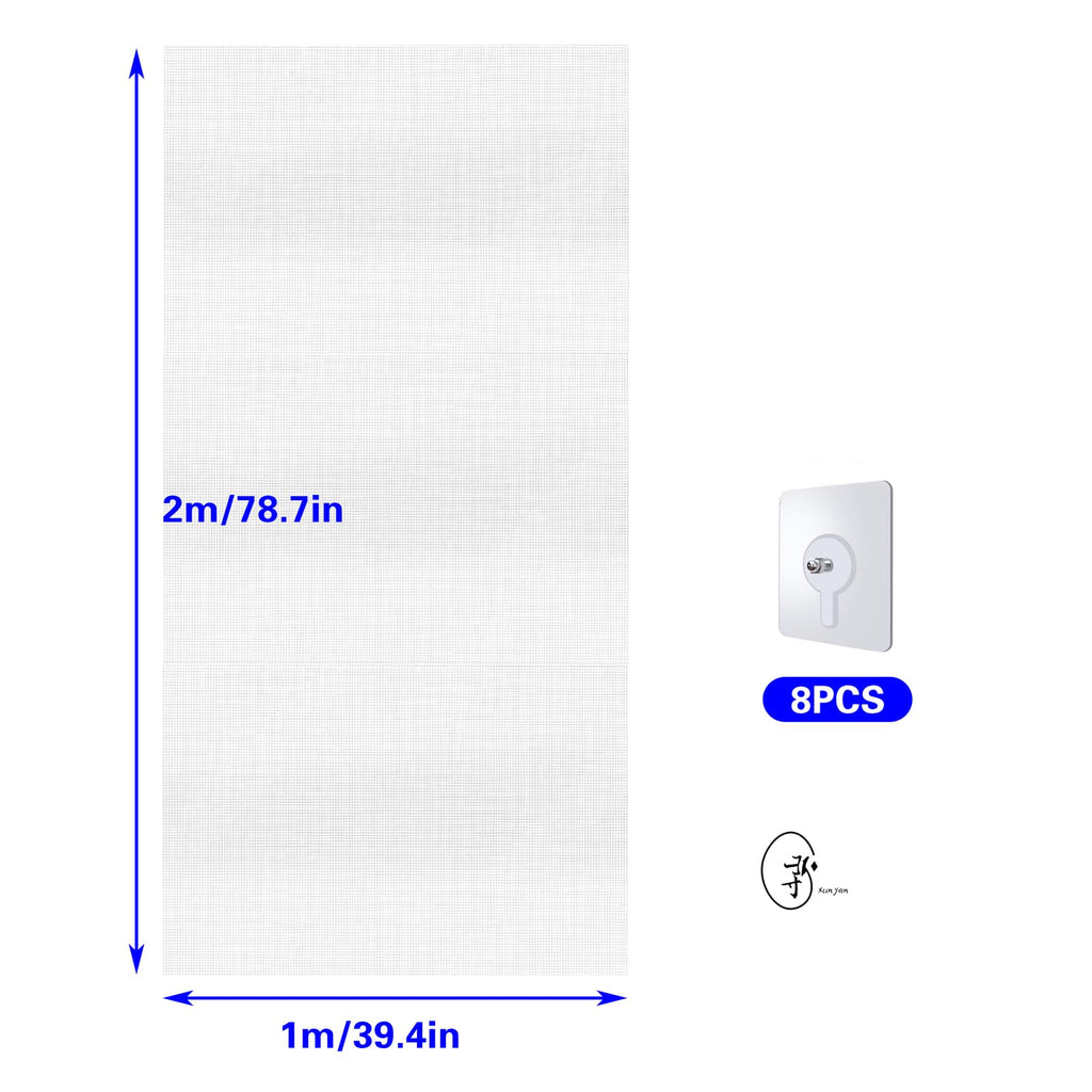 Clear Mesh Netting with 8 Screws E148237