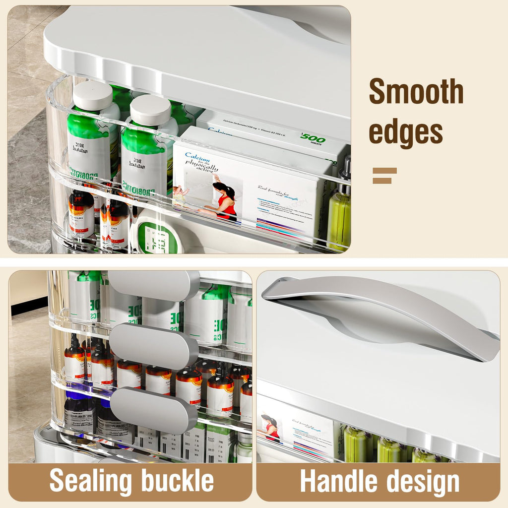 3-Tier Portable Medicine Organizer V79045