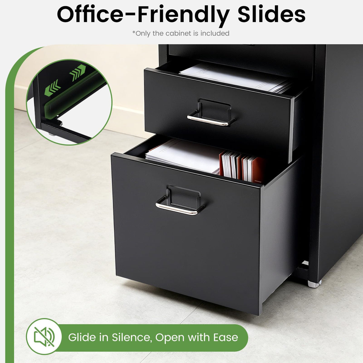 3 Drawer File Cabinet with Lock Q947439