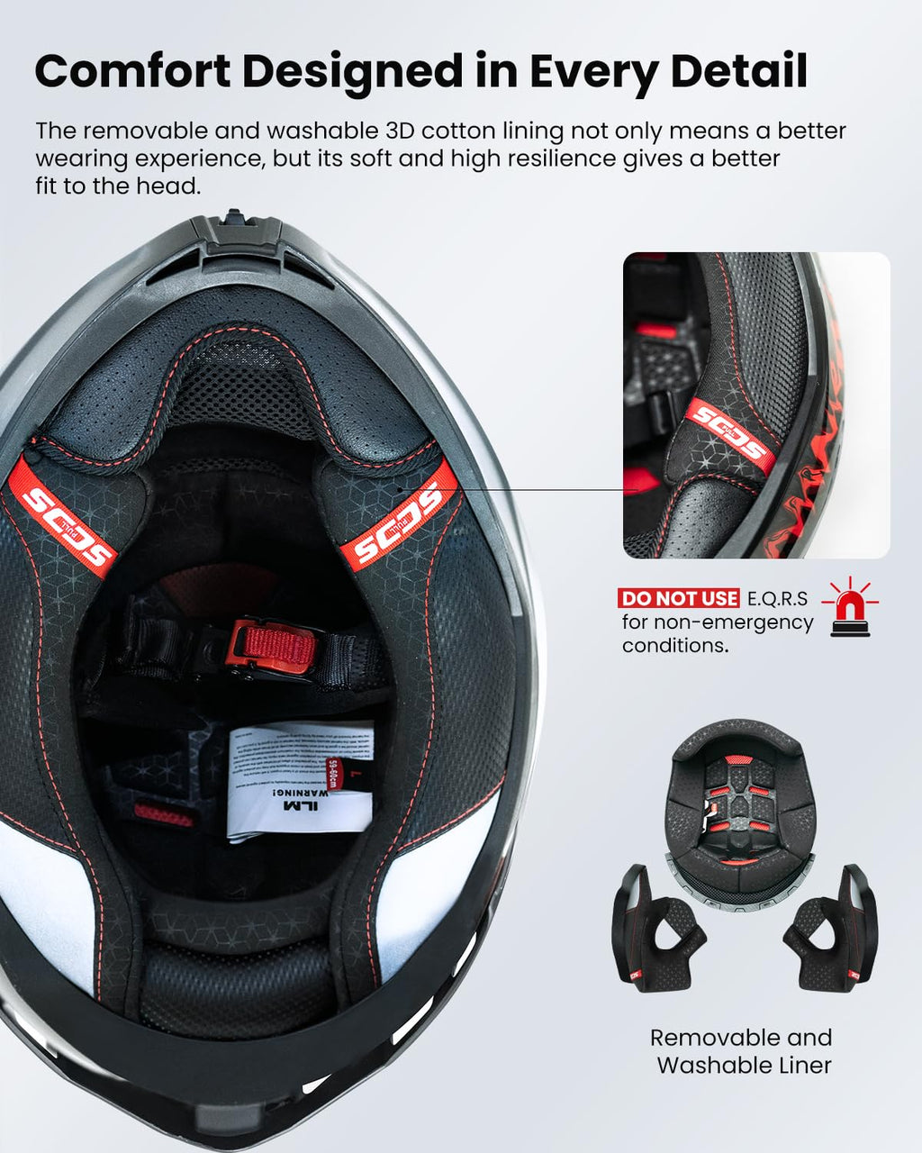 Motorcycle Helmet DOT ECE Dual Visor Full Face A244799