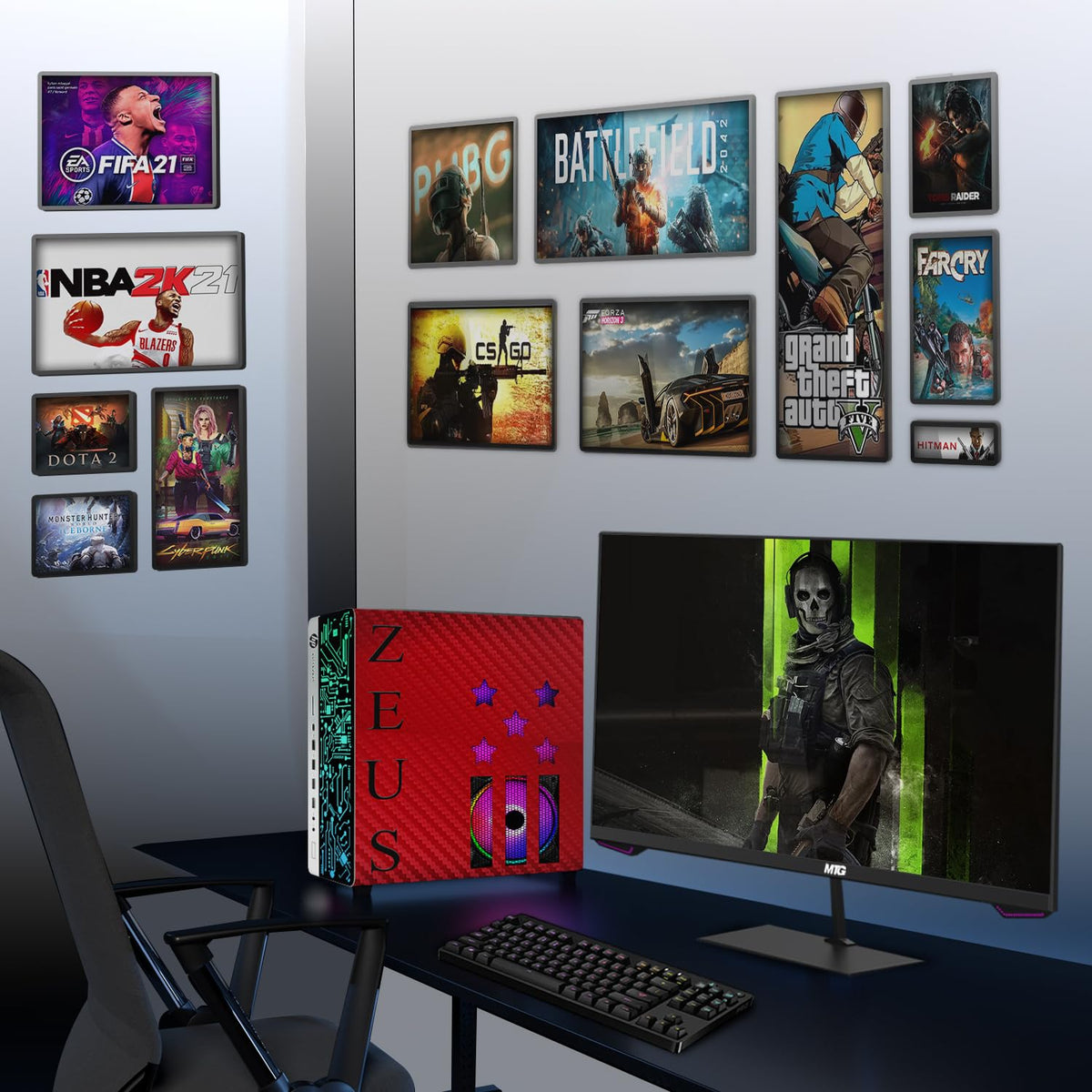 Desktop PC Intel Core i5 16GB DDR4 1TB SSD GTX 1050 Ti O132