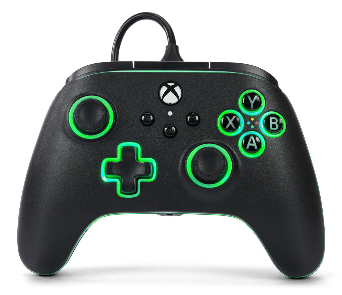 Black Wired Video Game Controller L9238