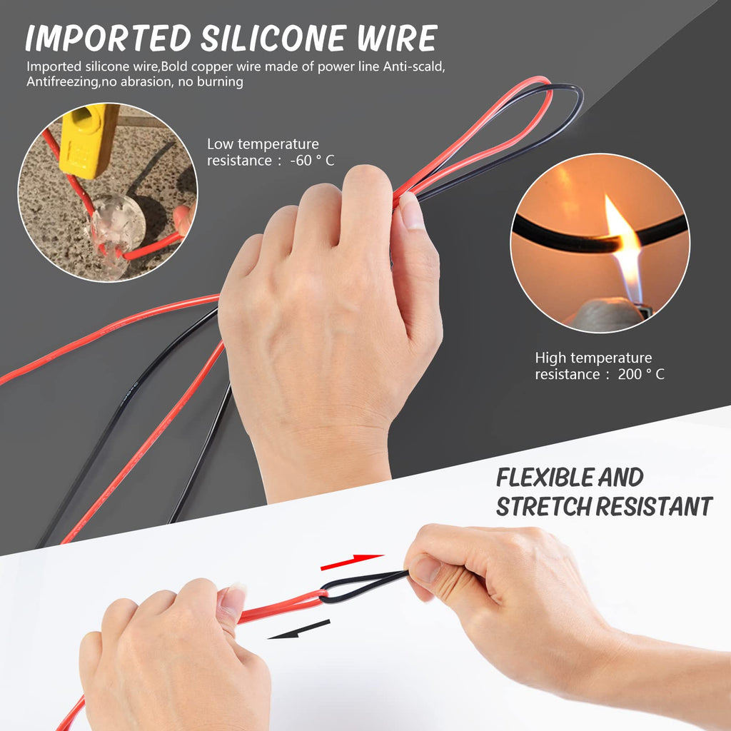 Multimeter Test Leads Set with Alligator Clips K4570