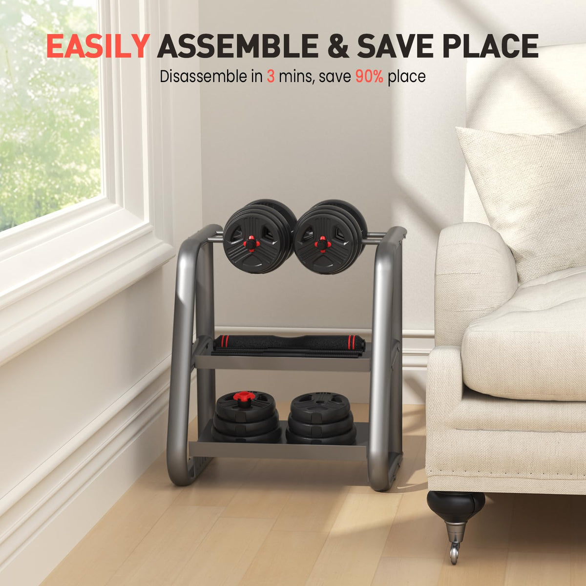 Adjustable Dumbbells Set D53043