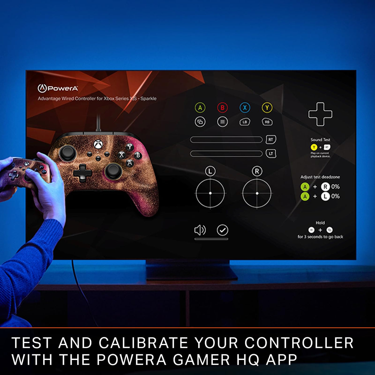 Black Wired Video Game Controller L9238