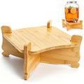 Bamboo Drink Dispenser Stand I772