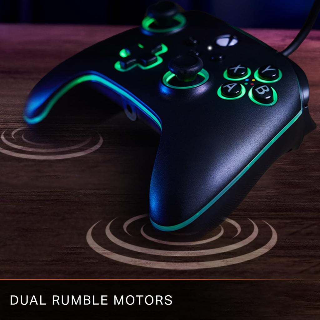 Black Wired Video Game Controller L9238