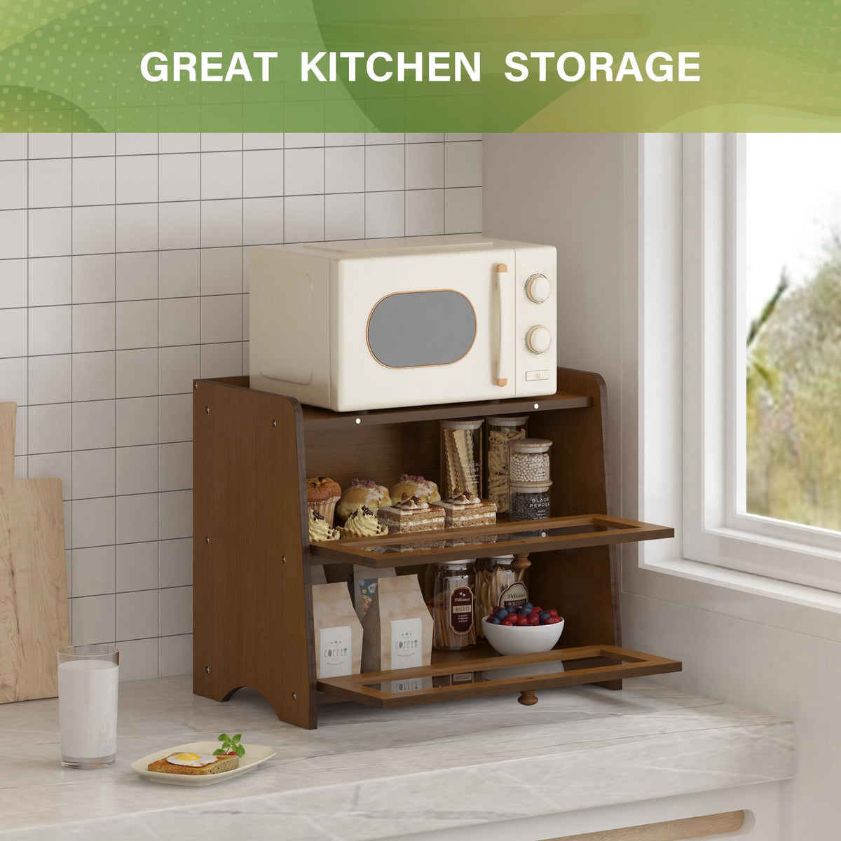Double Layer Bread Box Z62582