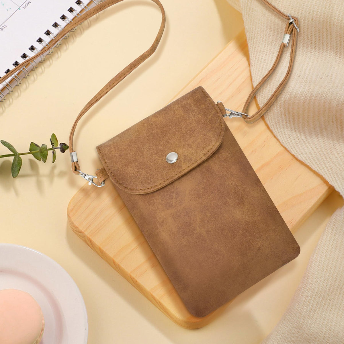 Small Leather Crossbody Bag with Adjustable Strap P51975