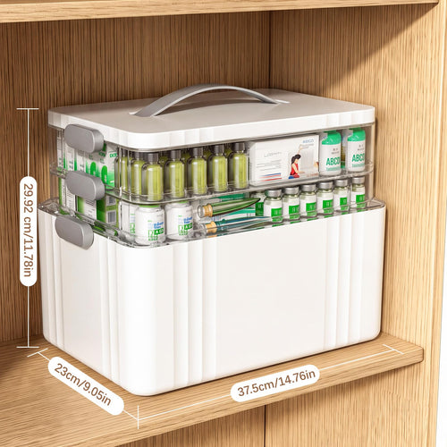3-Tier Portable Medicine Organizer V79045