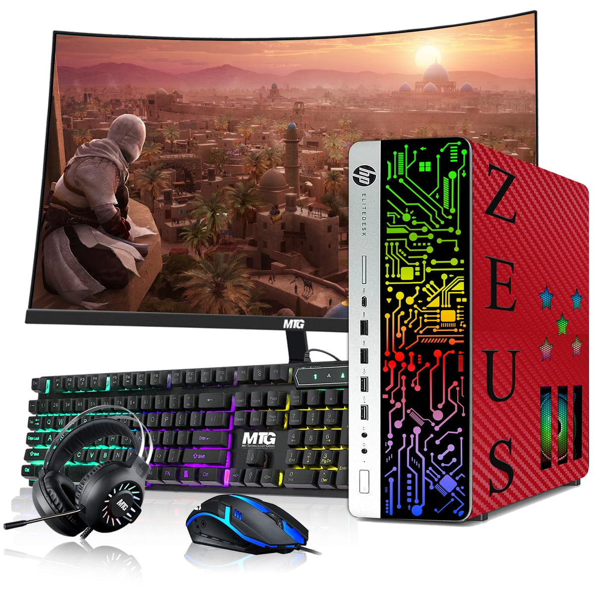 Desktop PC Intel Core i5 16GB DDR4 1TB SSD GTX 1050 Ti O132