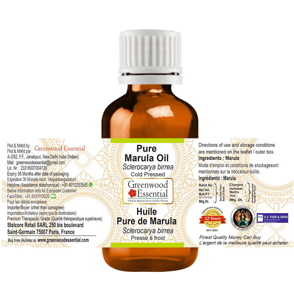 Pure Marula Oil Cold Pressed 30ml Q94508