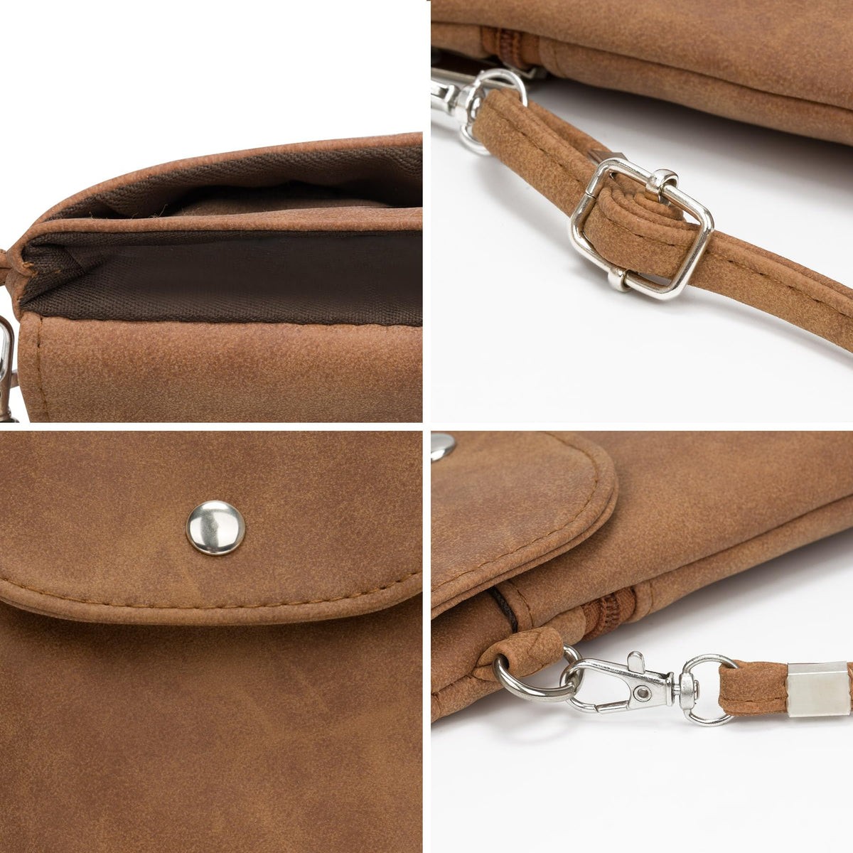 Small Leather Crossbody Bag with Adjustable Strap P51975