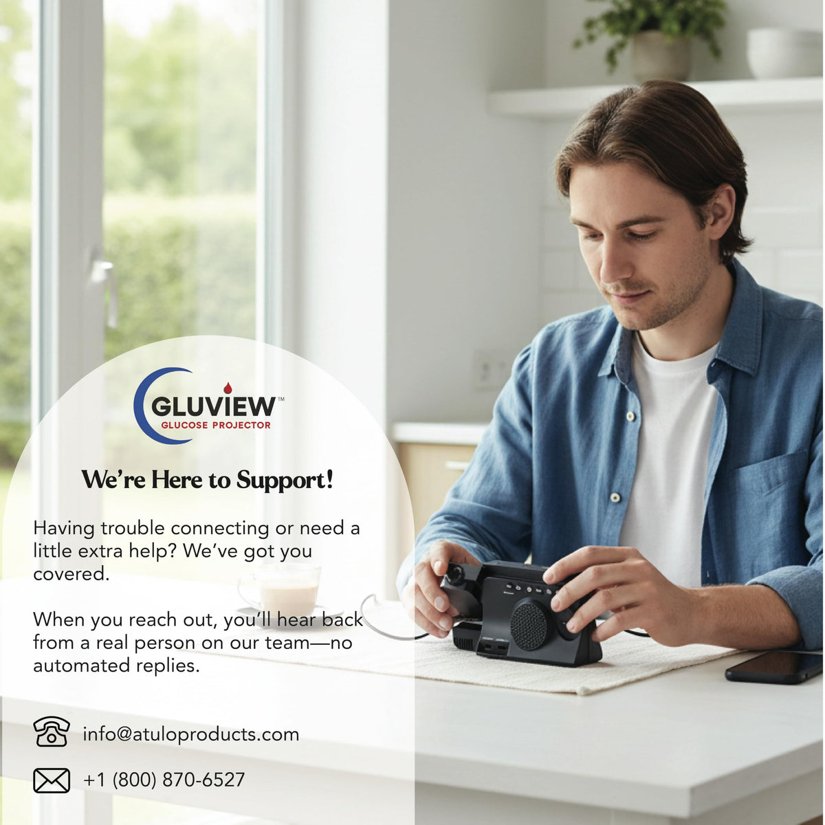 Glucose Projector Clock Y54600