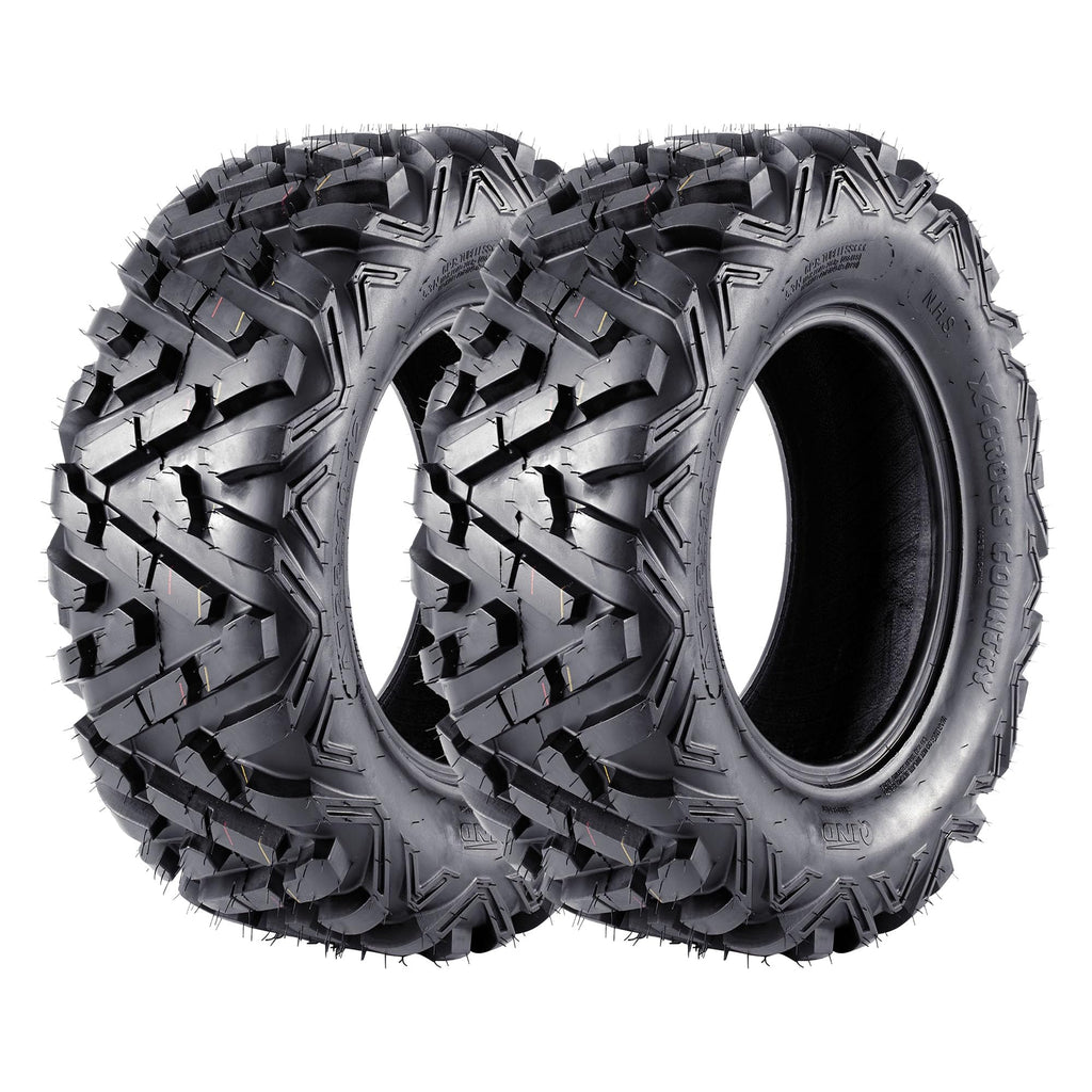 2 Pack 19x7-8 Tubeless All Terrain ATV Tires X299