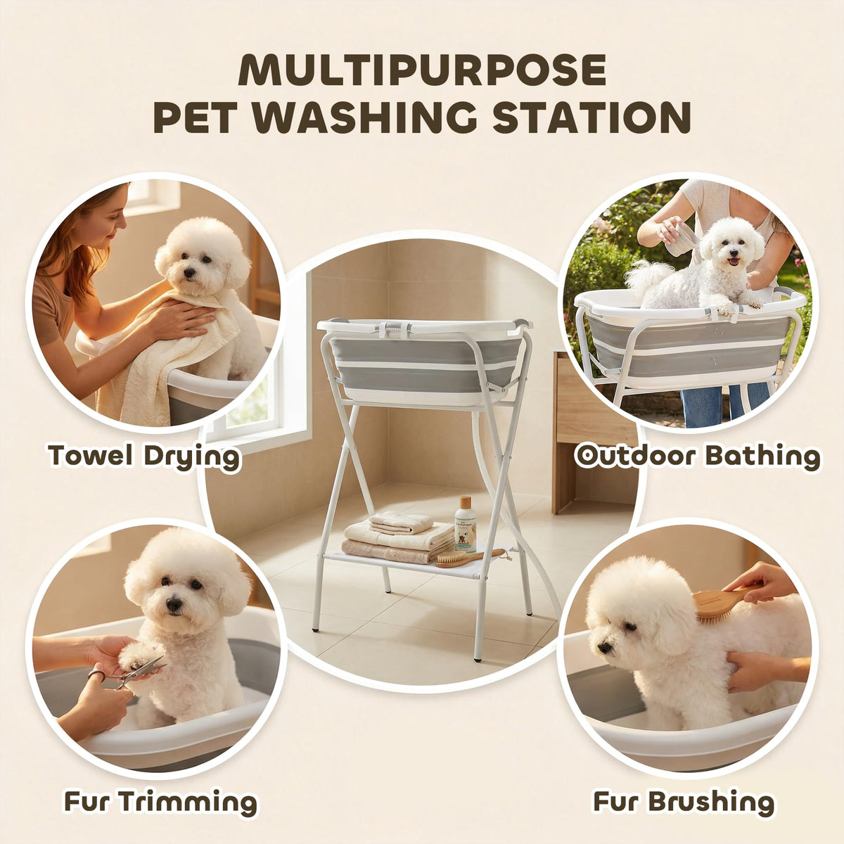 2 in 1 Dog Bath Tub G9948