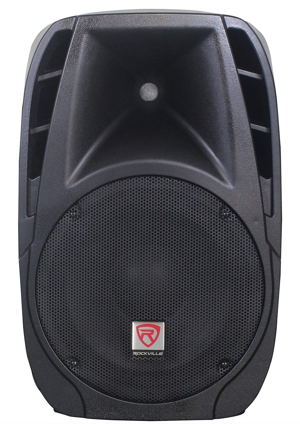 12" Passive PA Speaker System with Metal Wired Mics and Stands B29925