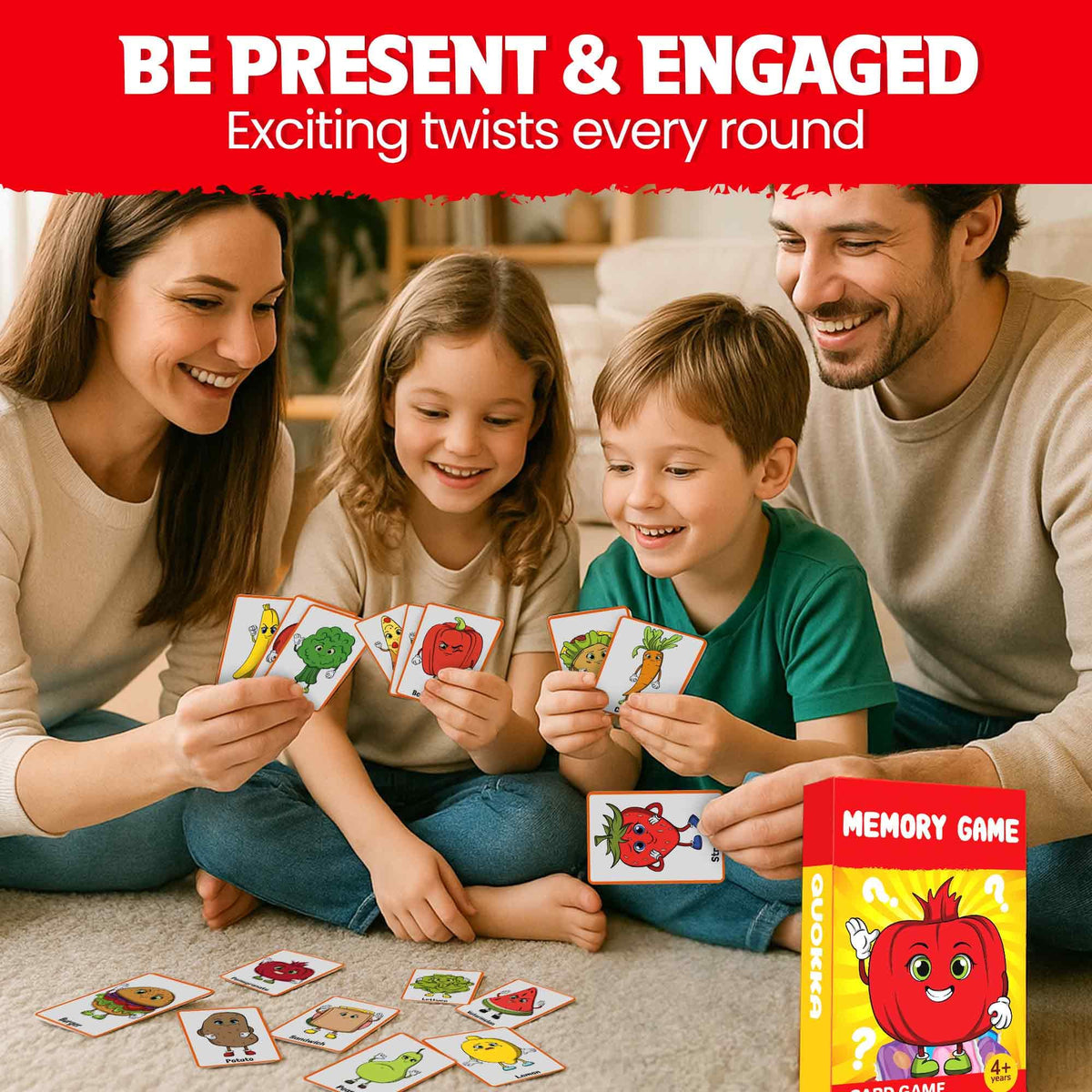 Kids Scavenger Hunt & Memory Matching Game L318165