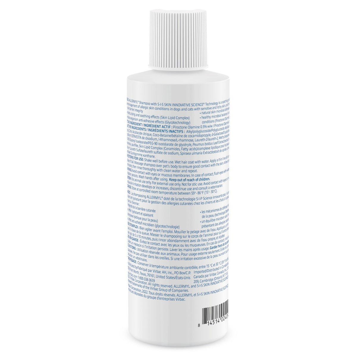Medicated Hypoallergenic Soothing Moisturizing Pet Shampoo S3828