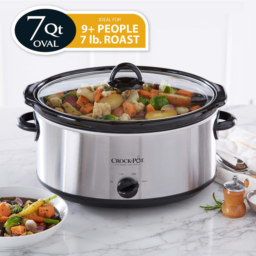 7 Quart and 2 Quart Manual Slow Cooker L358997