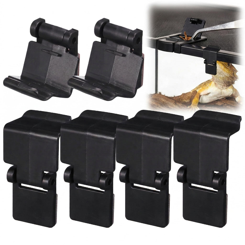 6Pcs Plastic Reptile Terrarium Screen Clips I355100