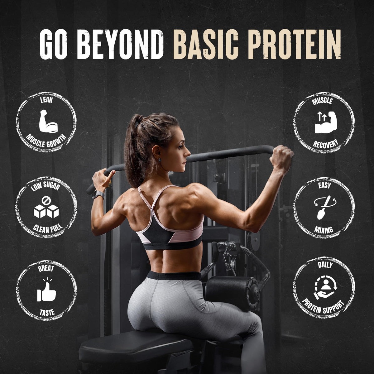 100% Whey Protein Powder Chocolate 4LB G467640