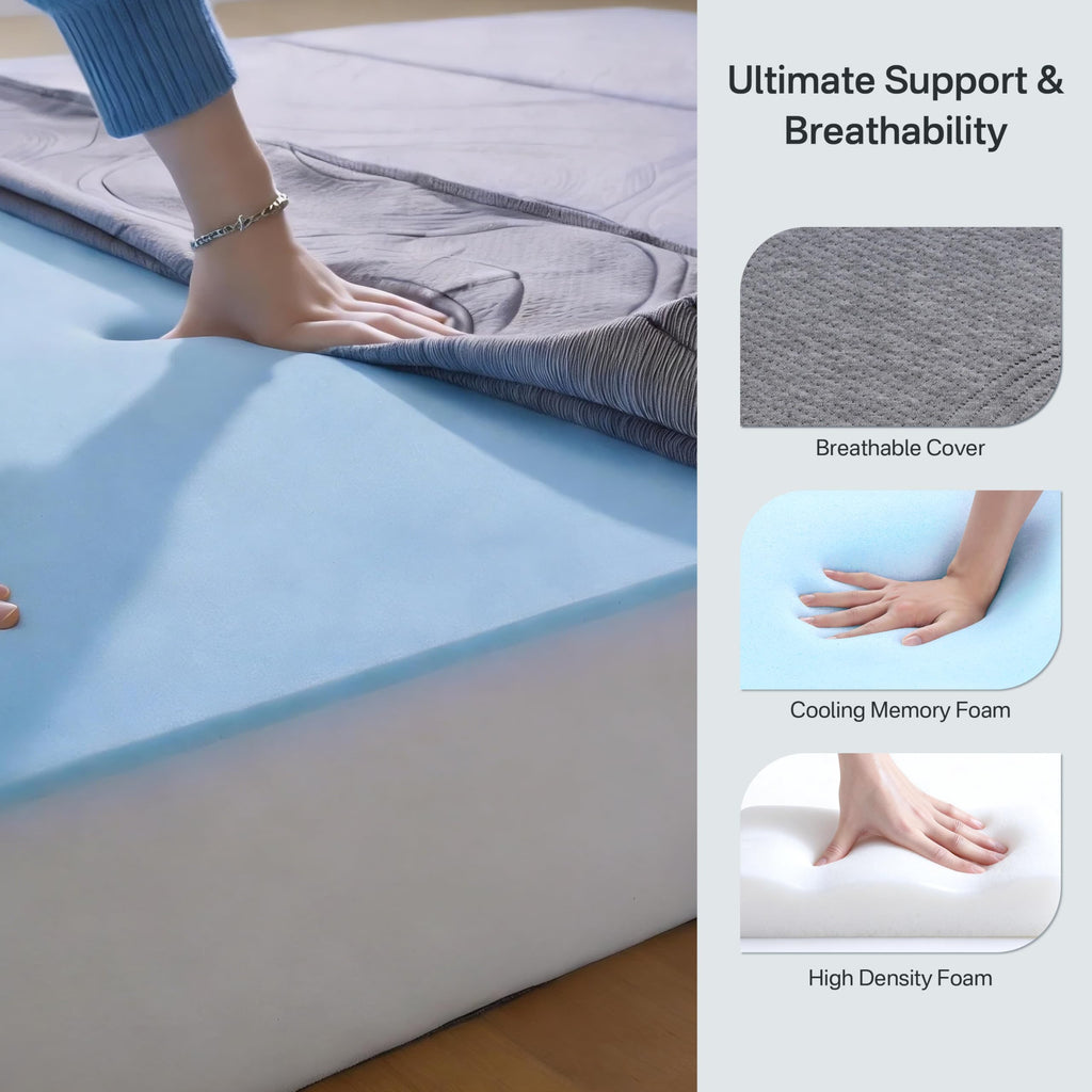 4 Inch Memory Foam Foldable Mattress G407237