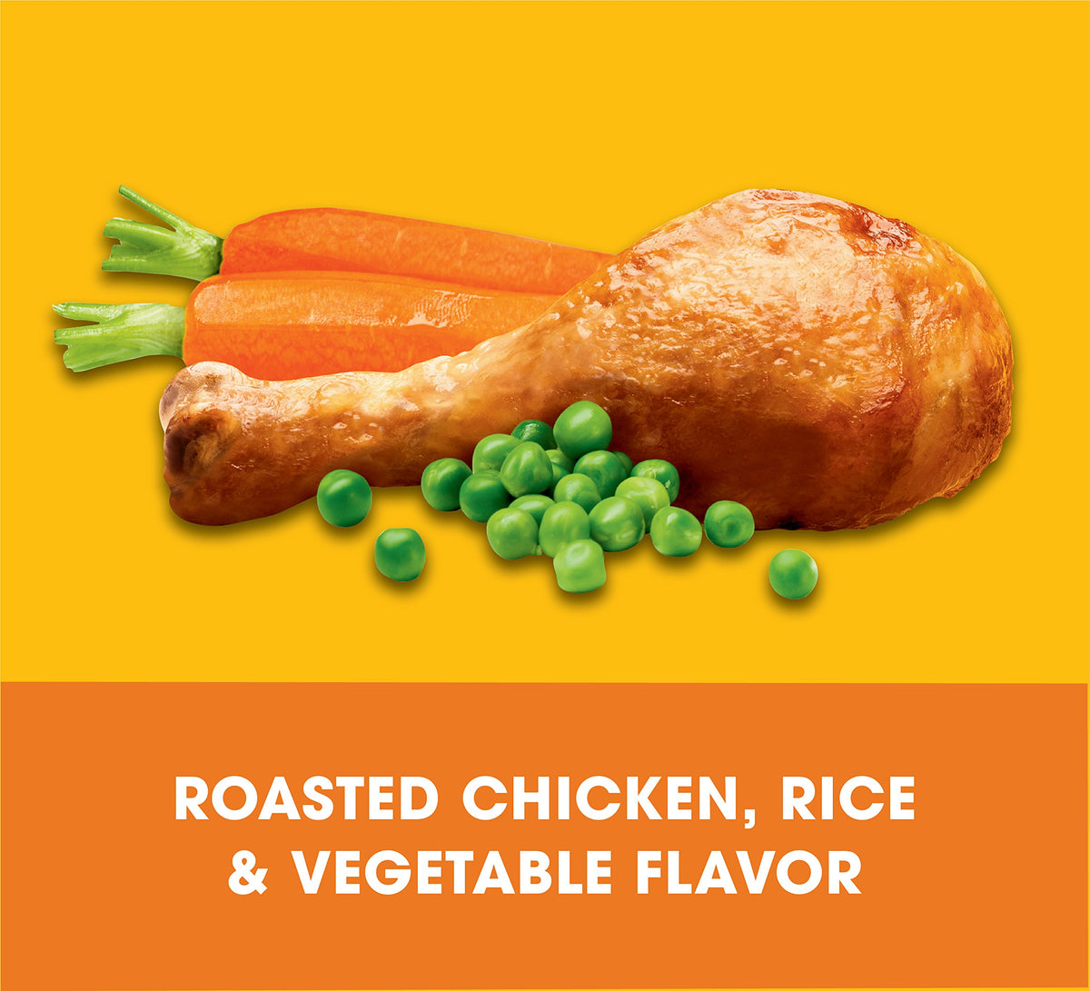 Adult Dry Dog Food Roasted Chicken Rice & Vegetable Flavor Kibble 16 lb. Bag N569580