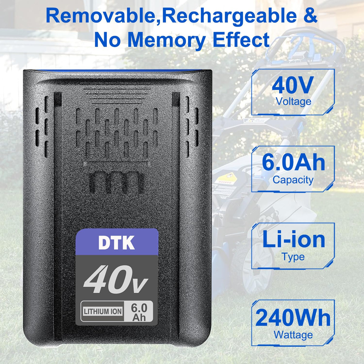 6000mAh Cordless Power Tool Batteries 2 Packs O200