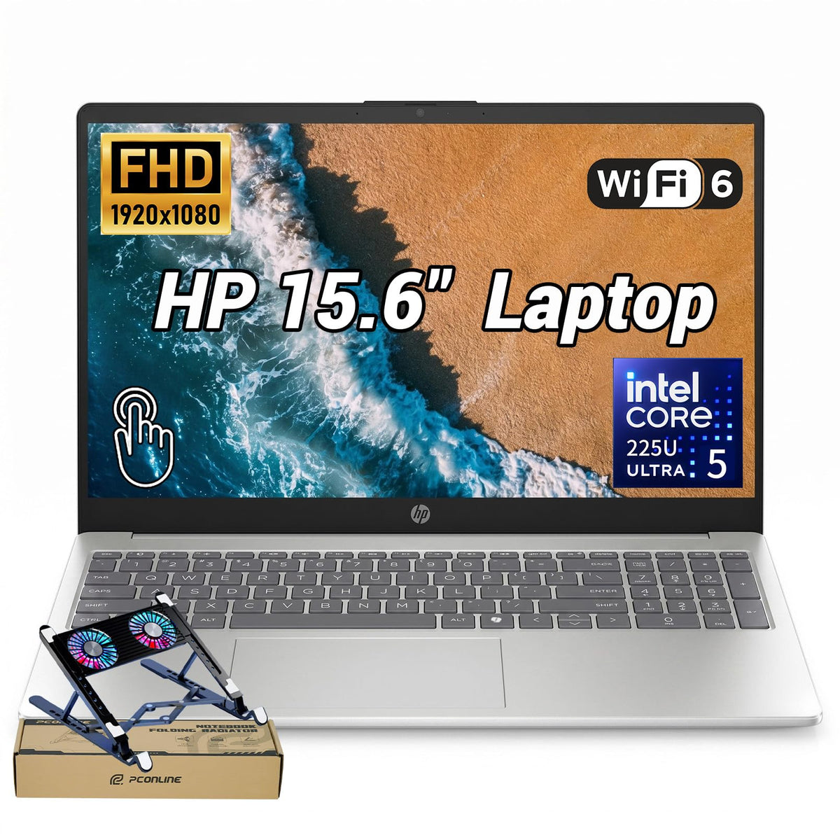 15.6" FHD Touchscreen Intel Core Ultra 5 Laptop A1615