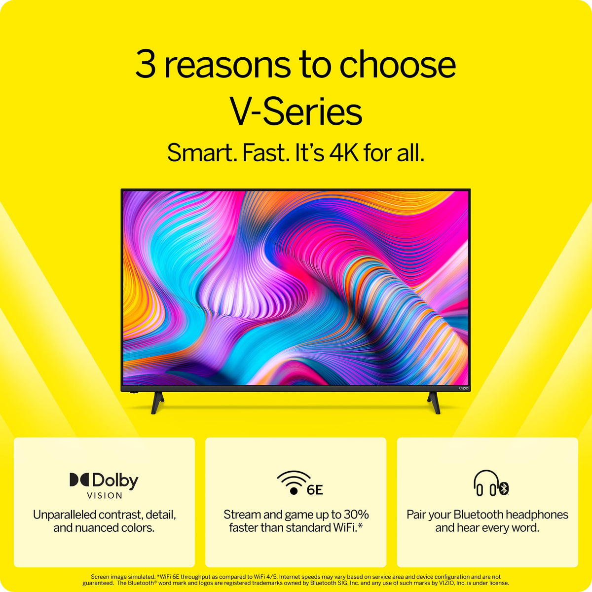 43-inch 4K LED HDR Smart TV with Dolby Vision Q176722