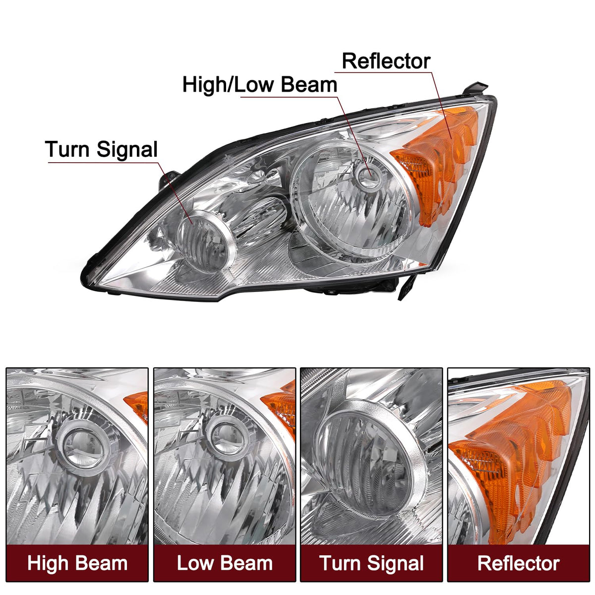 Headlight Assembly Pair A674942
