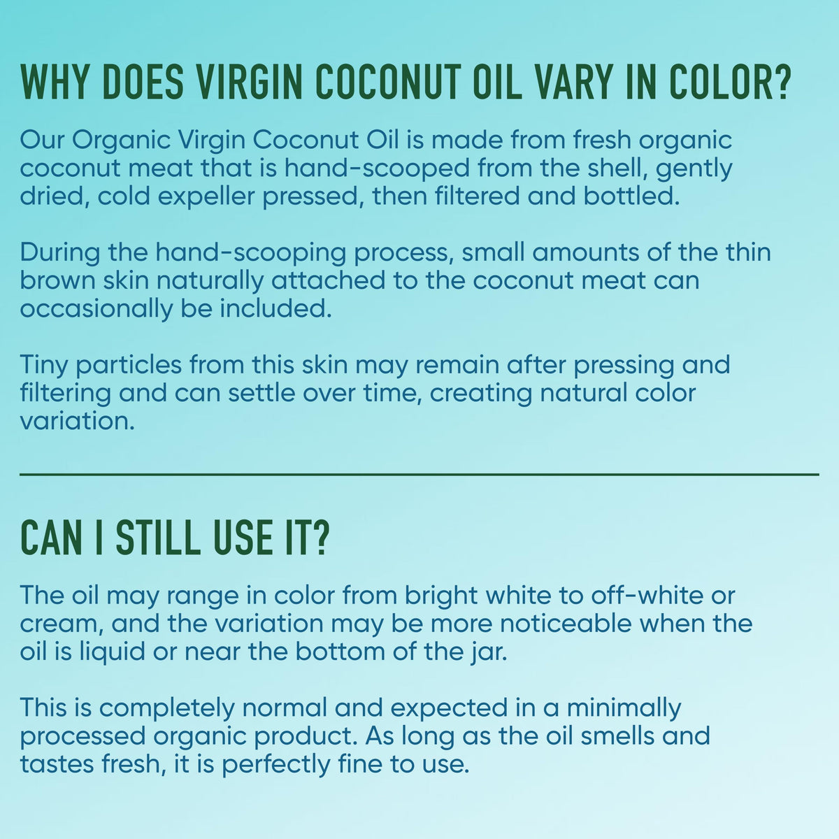 Organic Cold-Pressed Virgin Coconut Oil, 1 Gallon Y84734