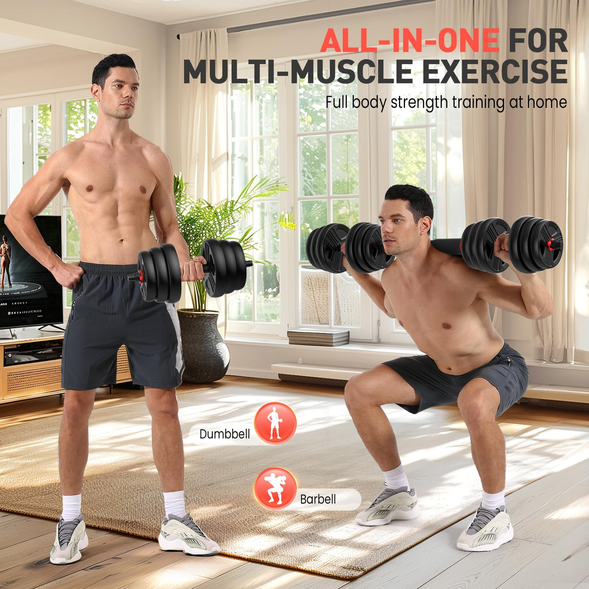 Adjustable Dumbbells Set D53043