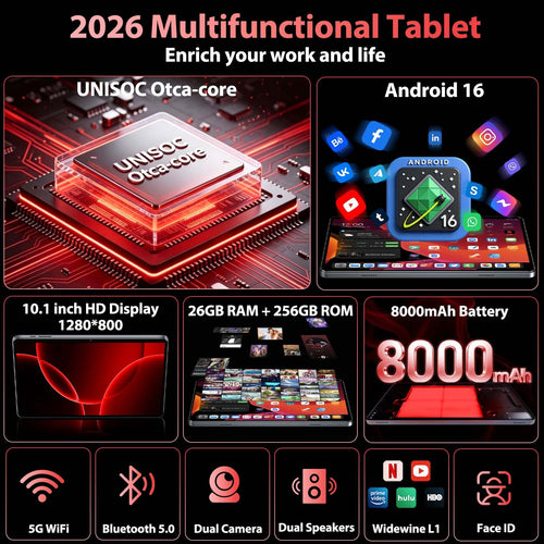 10 Inch Android Tablet with Keyboard K667