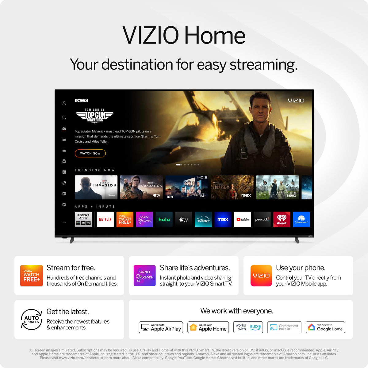 43-inch 4K LED HDR Smart TV with Dolby Vision Q176722