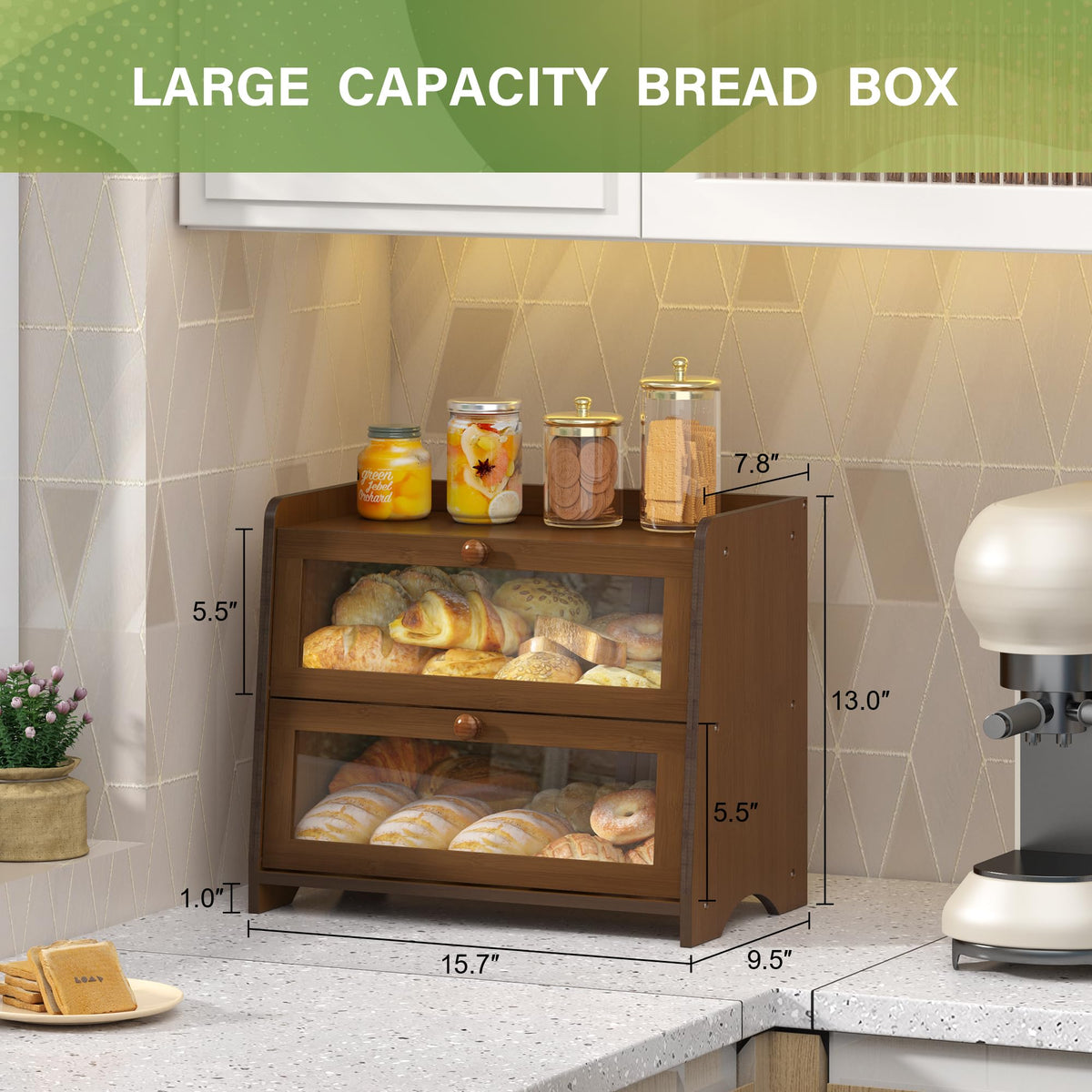 Double Layer Bread Box Z62582