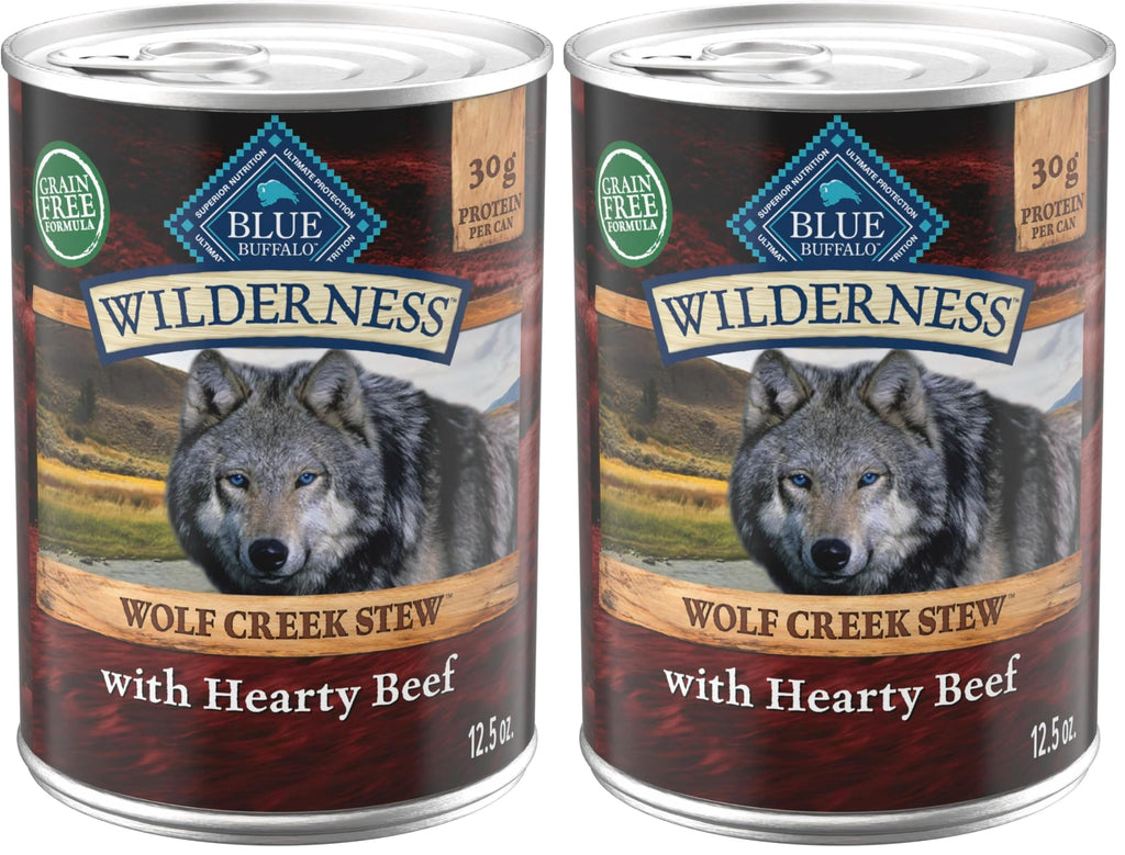 Wet Dog Food, Grain-Free Beef in Gravy, 12.5 oz Cans, Pack of 24 C264