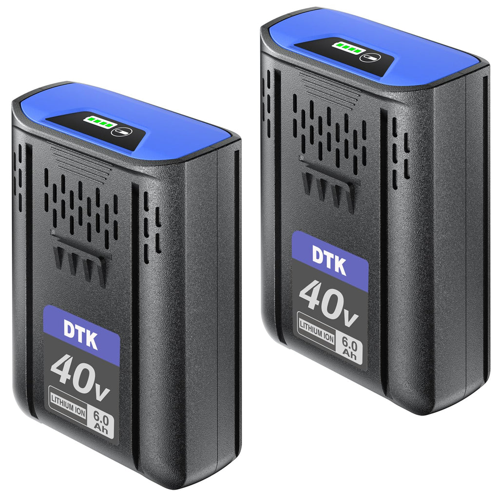 6000mAh Cordless Power Tool Batteries 2 Packs O200