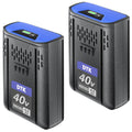 6000mAh Cordless Power Tool Batteries 2 Packs O200