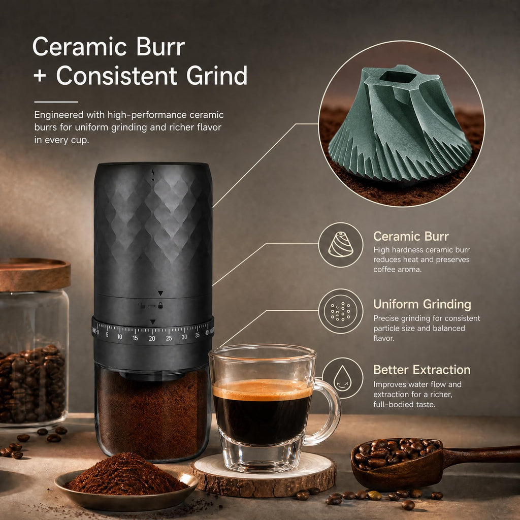 Cordless Burr Coffee Grinder J172